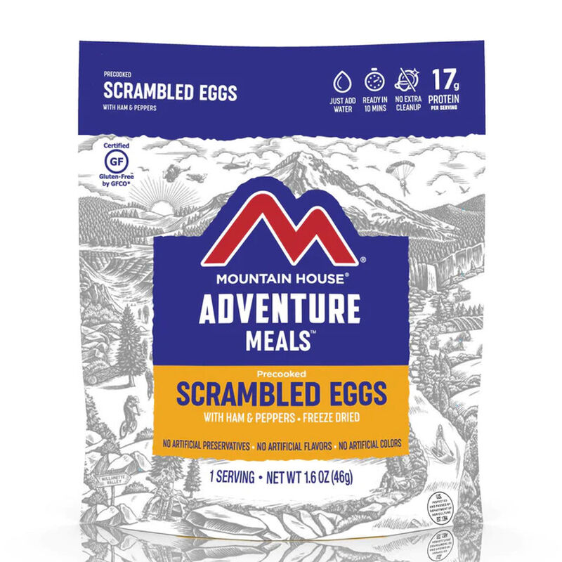 Scrambled Eggs with Ham & Peppers | Mountain House Freeze Dried Food Pouch, , large image number 0